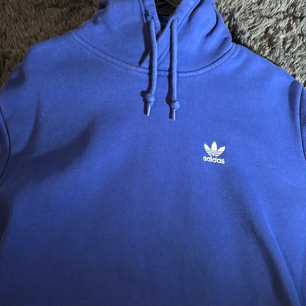 adidas blue hoodie